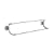 KOHLER K-11413-CP Bancroft 24-Inch Double Towel Bar, Polished Chrome