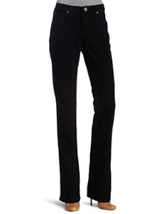 Wrangler Juniors' Q-Baby Black Magic Stretch Boot Cut Jean, Black Magic, 7x34