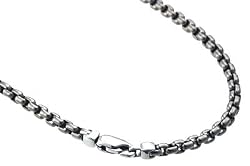 Venetian-n Titanium Box Necklace