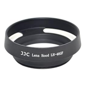 JJC Professional Lens hood for Panasonic Lumix G 14mm F2.5 20mm F1.7 Shade LH-46GF