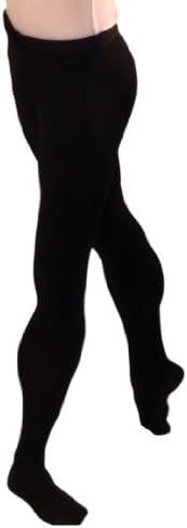 TheMaleDancer Footed Tight Medium Black