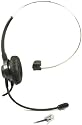 Call Center Hands-Free Headset with Comfort Fit Headband for NEC Aspire Nortel M2616 M3904 Plantronics A100 T10 T20 T100 S11 S12 Aastra Telecom Shoretel Avaya Telephone
