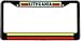 Lithuania Lithuanian Flag Black License Plate Frame Metal Holder