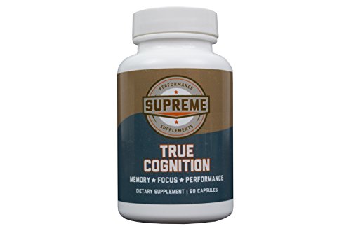 True Cognition Nootropic Supplement - Gingko Biloba Supports Cognitive Development and Performance - Helps Improve Memory, Focus and Clarity - Natural Brain Booster