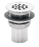 Garden Water Features & Outdoor Fountains item: Haws 6454 Waste Strainer Assembly, Polished Chrome Brass