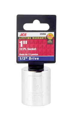 Ace 1/2 Drive 12 Point Socket (25956-40A)