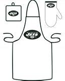 New York Jets Grilling Apron Set
