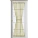 72-Inch Sheer Voile French Door Panel Curtain, Beige