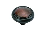 Hickory Hardware P715-10BDW 1-1/4-Inch Dark Wood Cabinet Knob, Oil-Rubbed Bronze Dark Wood by Hickor