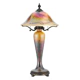 Quoizel Salamander Glass Studio Desert Sky 2 Light Table Lamp