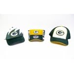 SAVE $19.01 - FREE SHIPPING! Green Bay Packers Officially Licensed Team Flex Fit Hats and Sideline Visor - Wear the Hat the Players Wear! $10.99