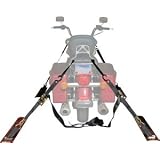 16 Piece Motorcycle E-Track Strap Tie-Down Kit 