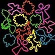 Shaped Rubber Bands Bracelets 12Pack Mystical RubbaBandz