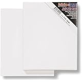 Darice 8-Inch-by-10-Inch Stretched Canvas, 2-Pack