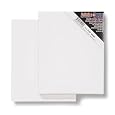 Darice 8-Inch-by-10-Inch Stretched Canvas, 2-Pack