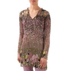 38 M COMMA, 81103113181-85B7 Bluse, braun
