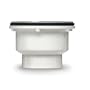 Oatey 42045 2-Part PVC-Solvent Weld Shower Drain with Stainless Steel Strainer, 2-Inch