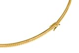 10K Yellow Gold Omega Chain Necklace