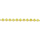 14K Gold 12.16cttw Peridot Bracelet Jewelry 7.5"