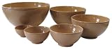 Waechtersbach Nesting Bowls, Set of 6, Caramel