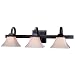Minka Lavery Agilis Black 3 Lt Bath Bar
