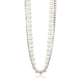 ABS By Allen Schwartz White Glass Pearl And Clear X