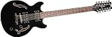 Dean BOCA 12 String Semi Hollow Body Electric Guitar Classic Black
