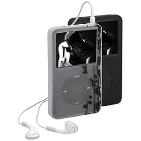 CASE LOGIC ICS-1A-GC IPOD CLASSIC 80 GB SILICONE CASE, 2 PK, (DARK GRAY/CLEAR)
