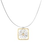 Bling Jewelry Nature Daisy Sterling Silver Pendant