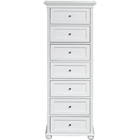 Hampton Bay Seven - drawer Chest, 7-DRAWER, WHITE