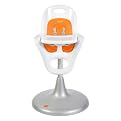 Flair Pedestal High Chair- Orange/ White