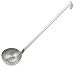 Paderno World Cuisine one piece stainless steel perforated ladle 4 oz.