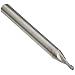 Richards Micro-Tool Carbide Micro Ball Nose End Mill, Uncoated (Bright) Finish, 30 Deg Helix, 2 Flutes, 1.5" Overall Length, 0.01" Cutting Diameter, 1/8" Shank Diameter