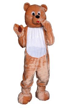 Teddy Bear Mascot Child Costume Size Large 12-14 DUM