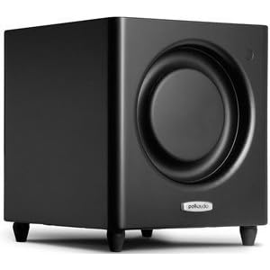 Polk Audio DSW MicroPRO 1000 Subwoofer Speaker (Single, Black)