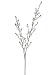 New - Club Pack of 12 Artificial Clear Faux Crystal Decorative Floral Sprays 33 by Gordon