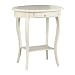 White End Tables | Antique End Tables - Carolina Cottage Martha End Table, Antique Ivory