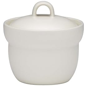 Dansk Tera Sugar Bowl, White by Dansk
