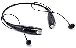 Sports Wireless Hands-free Bluetooth V4.0 Headset In-ear Headphone with Mic for Lg G3 HTC ONE M9 Samsung S6 Edge S5 Iphone 6. (Black)