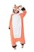 SAZAC Red Fox Kigurumi - Onesie Jumpsuit Halloween Costume