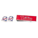 Philadelphia Phillies Cufflinks and Money Clip Gift Set