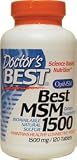 Doctors Best MSM 1500 -- 1500 mg - 120 Tablets