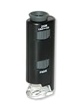 MicroMax LED Lighted Pocket Microscope 60x - 100x