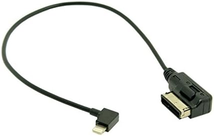 CY Media in AMI MDI MMI Right Angled 90 Degree Charge Adapter Cable for Car VW Audi 2014 A4 A6 Q5 Q7 &amp; Iphone 5 5c 5s 6 Plus Ipad Mini Air