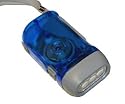RECHARGEABLE TORCH - LED WIND UP TORCH - BLUE