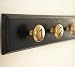Pottery Barn Number Door Knob Row of Hooks