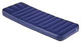 Outbound Single Flocked Air Mattress (Blue, Small)