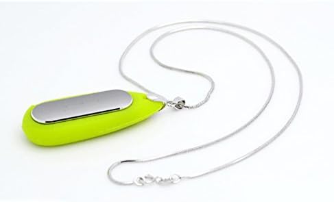 xiaomi band,iPeli(TM)Fashion Replacement Pendant with S925 Silver Necklace for Xiaomi Sports Miband Bracelet(green silicone)