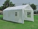 10 x 20 HEAVY DUTY Polyester White Party Tent Gazebo with Sidewalls 004