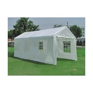 10 x 20 HEAVY DUTY White Party Tent Gazebo with Sidewalls 002 by 